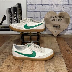 Nike Killshot 2 Lucid Green White Leather Sneakers Shoes 432997-111 Size 10.5